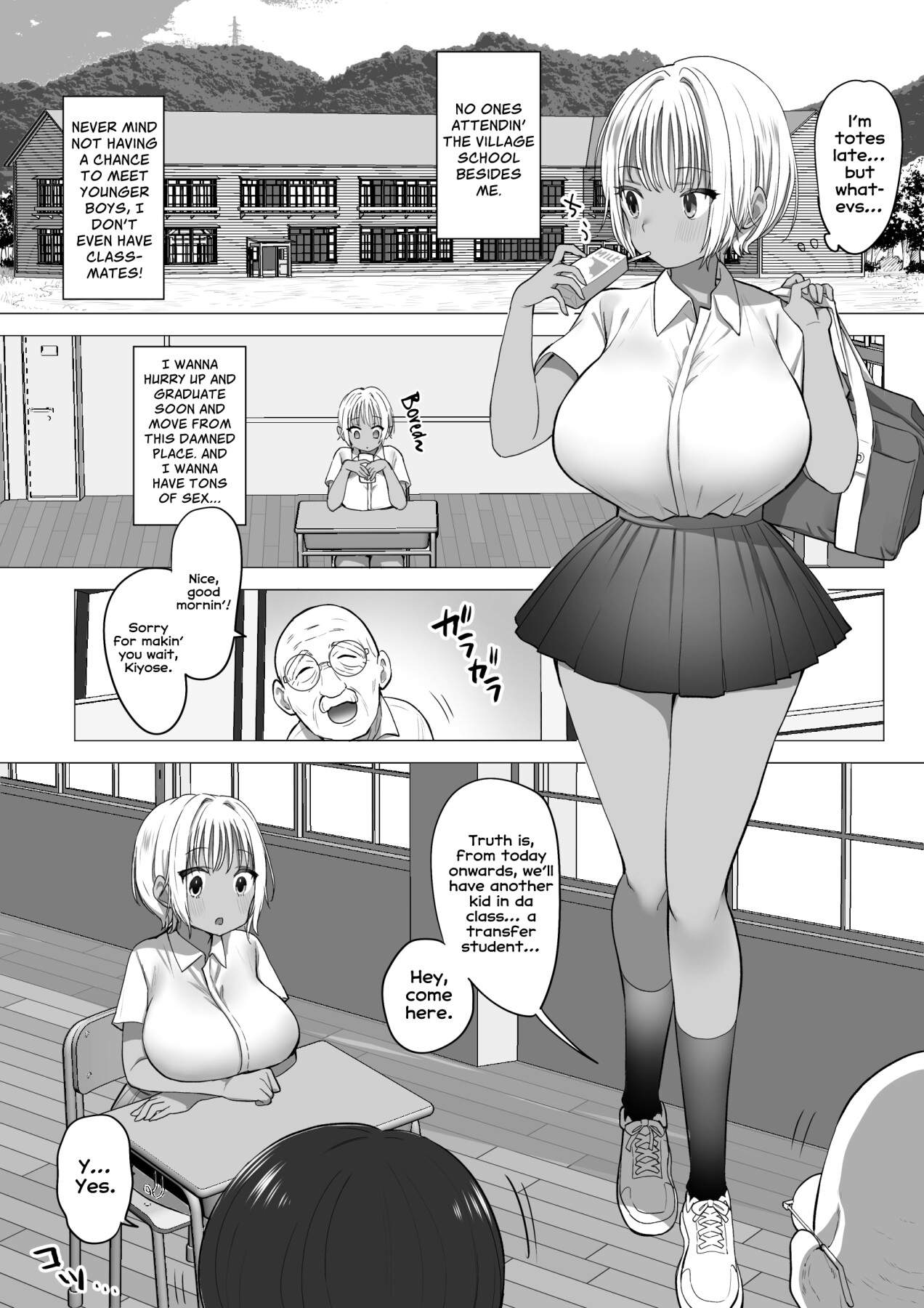 Hentai Manga Comic-The Perverted Country Bumpkin, Kaho-chan-Read-6